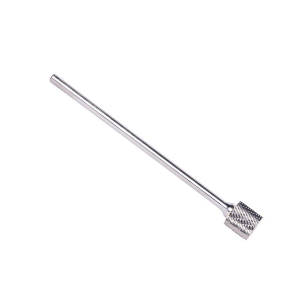 1/4" X 1/2" 6" Long Shank Cylindrical Double Cut Carbide Bur | Solid Carbide | 1/4" Round Shank | DULSA1X6