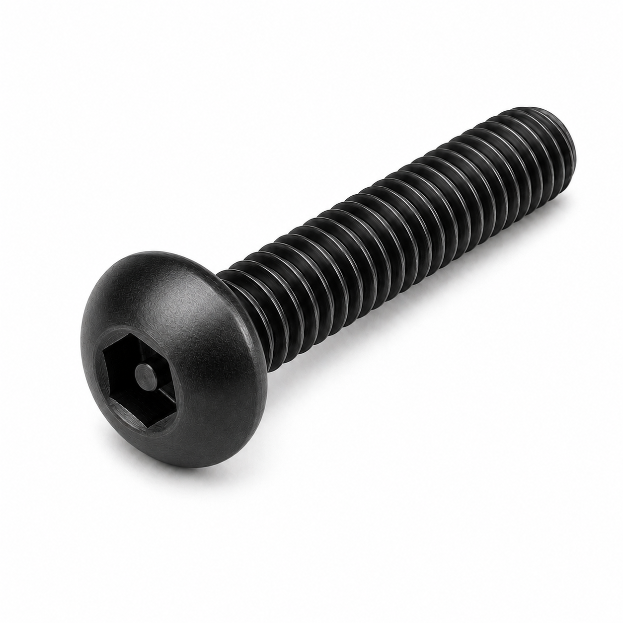 #8-32 X 1/4" Button Head Cap Screws | Tamper Resistant | Pin-In Socket Drive | Alloy Steel (100 / Pkg.)