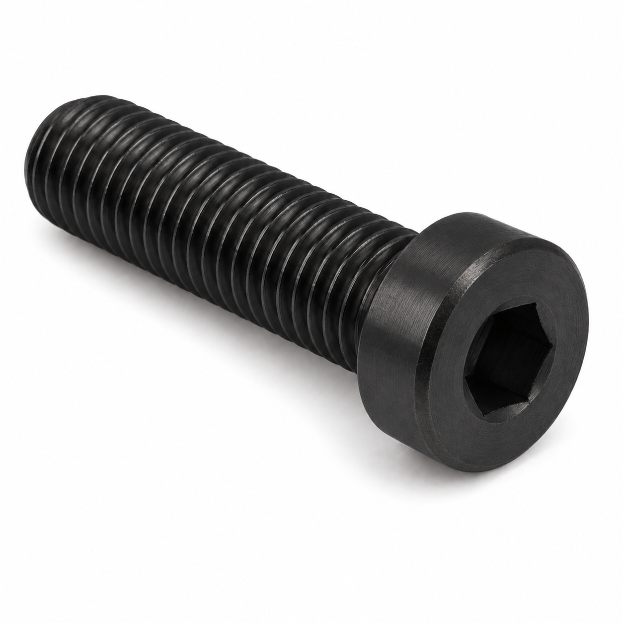 1/2-13 X 3" Socket Cap Screws | Low Head Hex Socket Drive | Fully Threaded | Alloy Steel Thermal Black Oxide (100 / Pkg.)