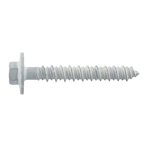 1/4" x 1-1/4" DeWalt UltraCon+ Concrete Screw Anchor | Hex Flange Washer Head | Carbon Steel Stalgard | White | DFM2ELD270 (2000/Pkg.)