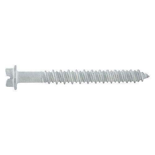 1/4" x 1-3/4" DeWalt UltraCon+ Concrete Screw Anchor | Hex Head Washer Slotted | Carbon Steel Stalgard | White | DFM2ELD195 (2000/Pkg.)