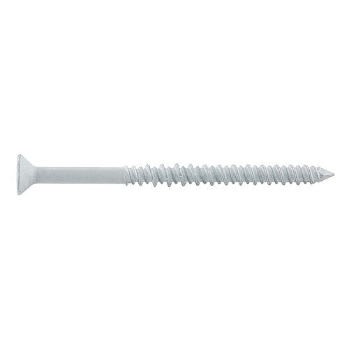 3/16" x 2-3/4" DeWalt UltraCon+ Concrete Screw Anchor | Flat Head | Carbon Steel Stalgard | White | DFM2ELD350S (1500/Pkg.)