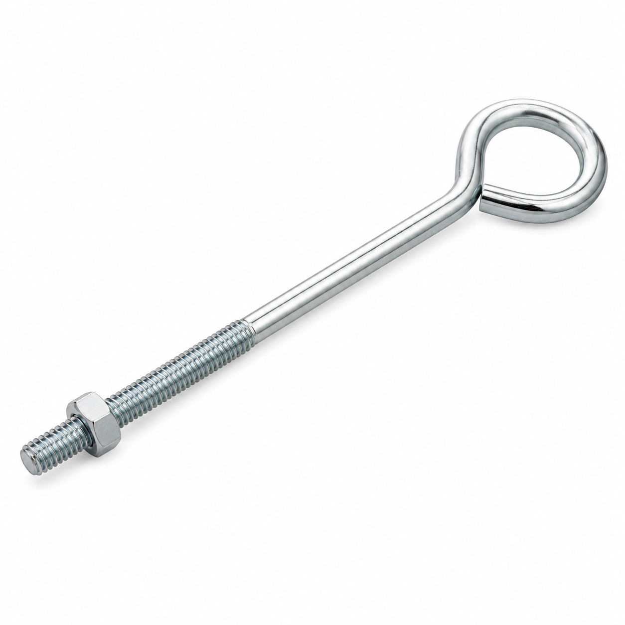 1/2"-13 X 4" Eye Bolts | With Nut, Standard Wire | 18/8 Stainless Steel (10 / Pkg.)