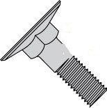 Elevator Bolts Steel Zinc Plated 1/4-20 X 1 3/4