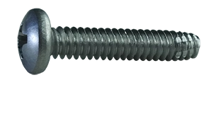 #4-40 X 5/8" Type F Thread Cutting Screws | Pan Head Phillips Drive | 18/8 Stainless Steel (5000 / Pkg.)
