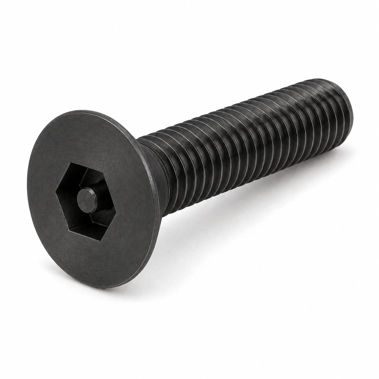 Flat Head Cap Screws | Tamper Resistant | Pin-In Socket Drive | Alloy Steel (100 / Pkg.)