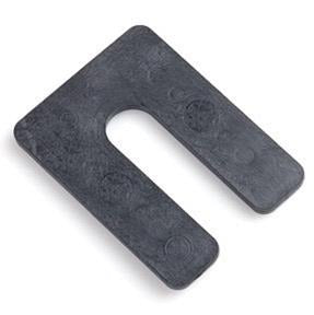 Glazelock Non-Interlocking Shims | Cored | Black Plastic