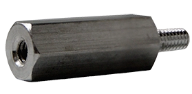 M4-0.7 X 15" Hex Male-Female Standoffs | Aluminum (500 / Pkg.)