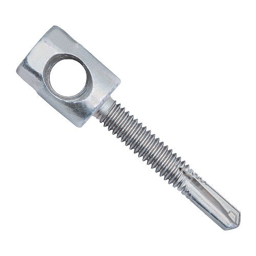1/4-20" x 1-1/2" DeWalt HangerMate Steel | Horizontal | 3/8 Rod | Point Type 5 | with Nut | PFM224120N (100/Pkg.)