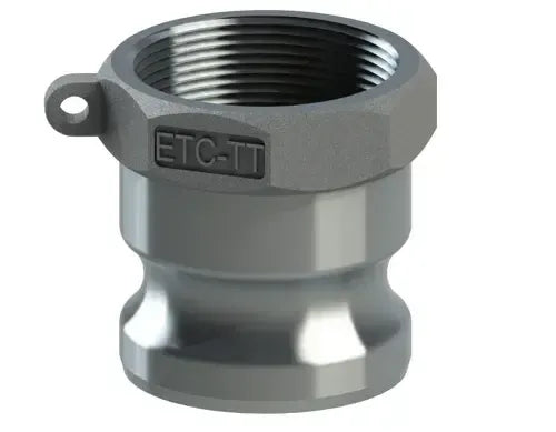 8" Type A Cam & Groove Adapter x Female NPT | Tough-Tite | Aluminum