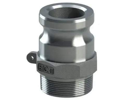 8" Type F Cam & Groove Adapter x Male NPT | Tough-Tite | Aluminum