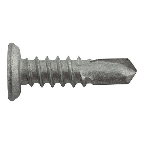 1/4-14 x 1 DeWalt AlumiFlex Self-Drilling Screw | Phil Head | Point | 410 Stainless Steel | DFSEBM260 (100/Pkg.)