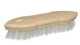 Magnolia Brush 160 | Clear Plastic Pointed Scrub Brush