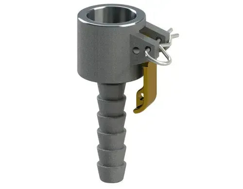 6" Type C Cam & Groove Coupler x Hose Shank | U-Tite | Aluminum