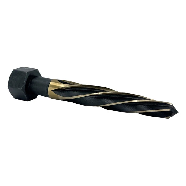 13/16" Hex Shank Bridge Reamer | Black & Gold HSS | KFDRB13/16HEX