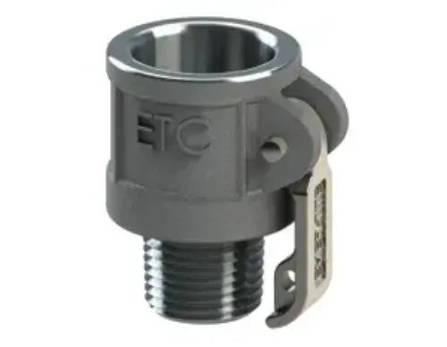 2-1/2" Type B Cam & Groove Coupler x Male NPT | Ever-Tite | Aluminum