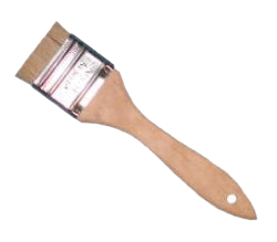 Magnolia Brush 238 | S" Trim, Natural Bristle Auto Detail Brush