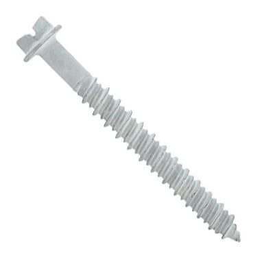 1/4" x 4" DeWalt UltraCon+ Concrete Screw Anchor | Hex Head Washer Slotted | Carbon Steel Stalgard | ELE465 | DFM2ELE465 (100/Pkg.)