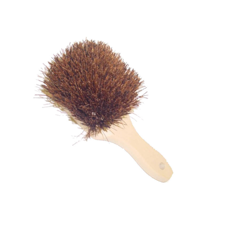 Magnolia Brush 40-P | Short Handle Palmyra (Plastic Block) Fender Wash Brush