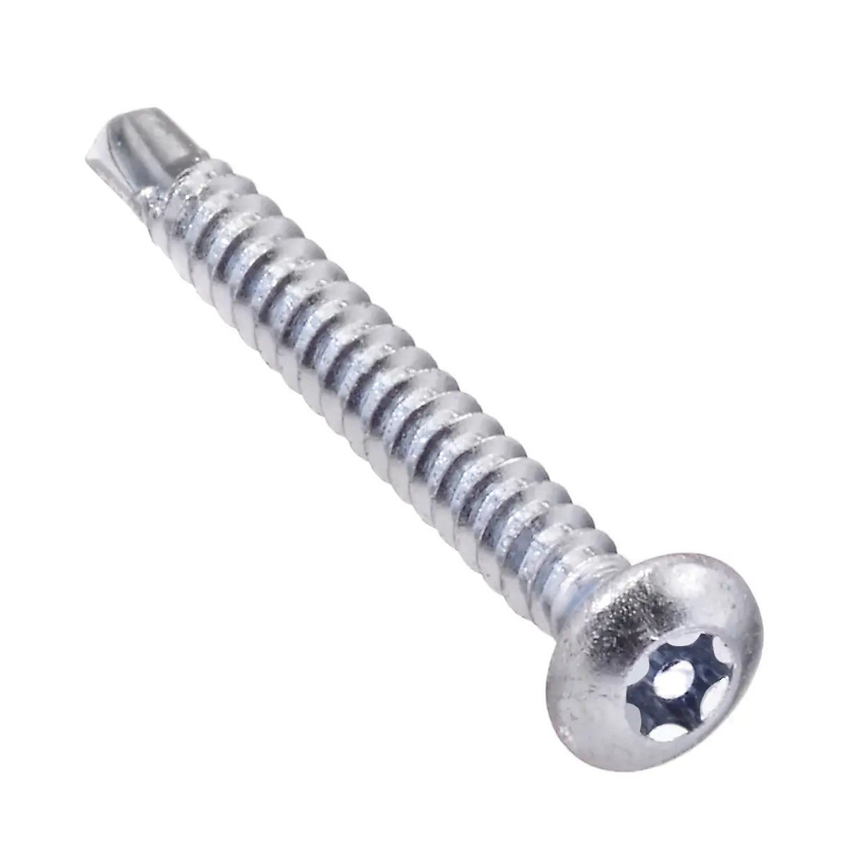 #4-24 X 3/8" Tamper Resistant Sheet Metal Screws | Pan Head Pin-In Six Lobe Drive | Steel (100 / Pkg.)