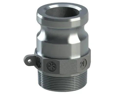 2" Type F Cam & Groove Adapter x Male NPT | Ever-Tite | Aluminum