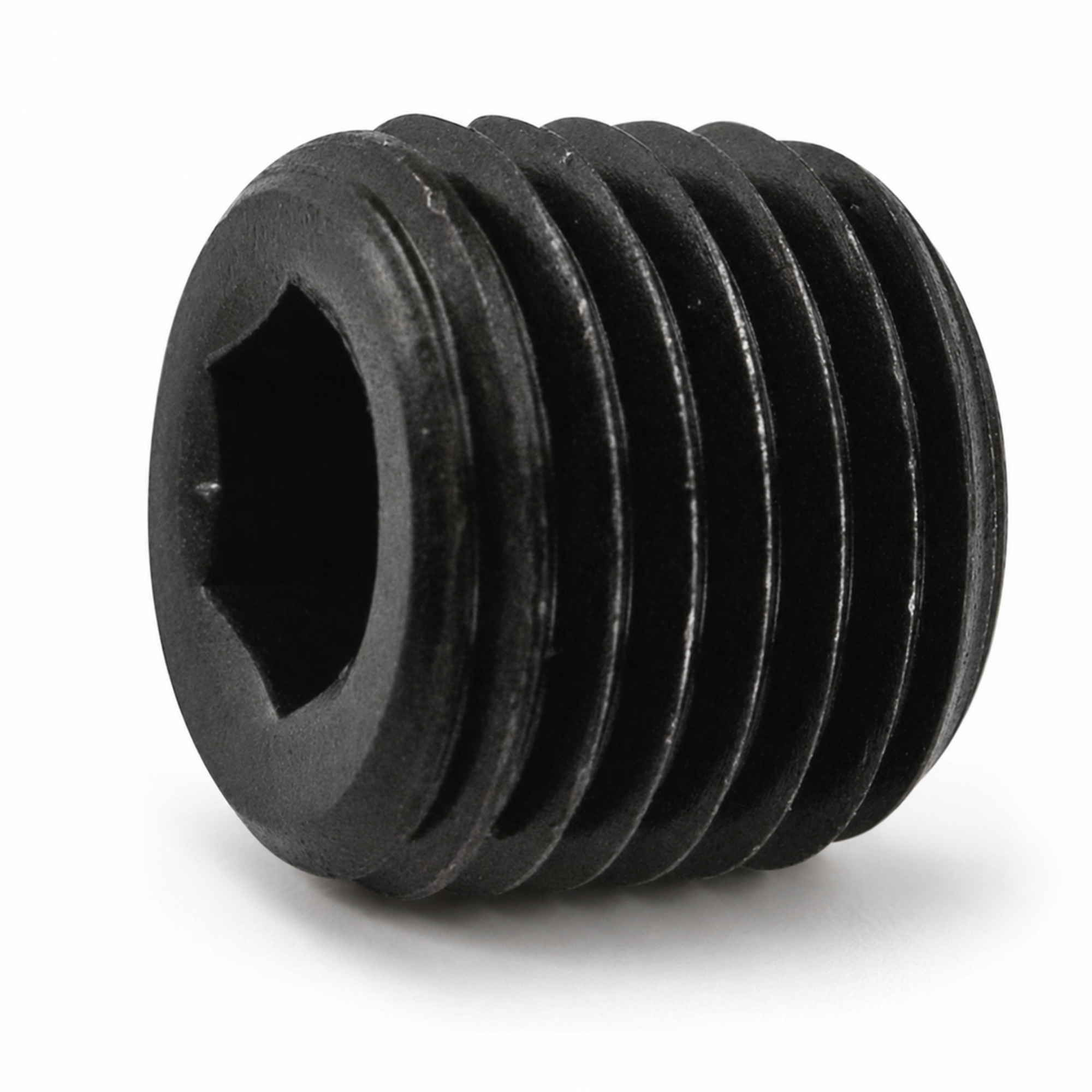 HOLO-KROME 12012 3/4"-14 PTF Flush Socket Pressure Plugs | 7/8" Taper | Alloy Steel Thermal Black Oxide (50 / Pkg.)