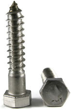 Lag Screws Hex 18/8 Stainless Steel 3/8 X 6