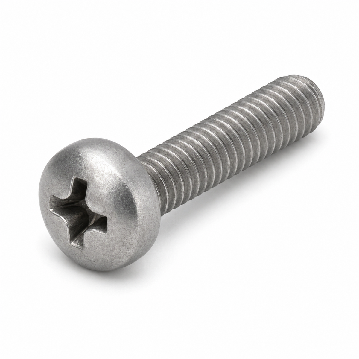 1/4-20 X 1/2" Pan Head Machine Screws | Phillips Drive | Plain Steel (100 / Pkg.)