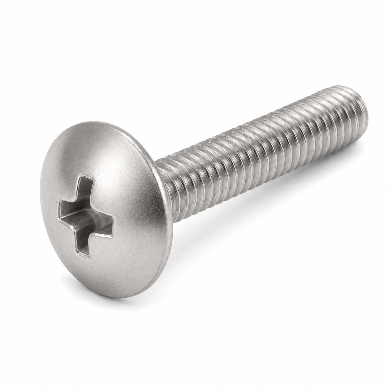 1/4-20 X 4" Truss Head Machine Screws | Phillips Drive | 316 Stainless Steel (100 / Pkg.)