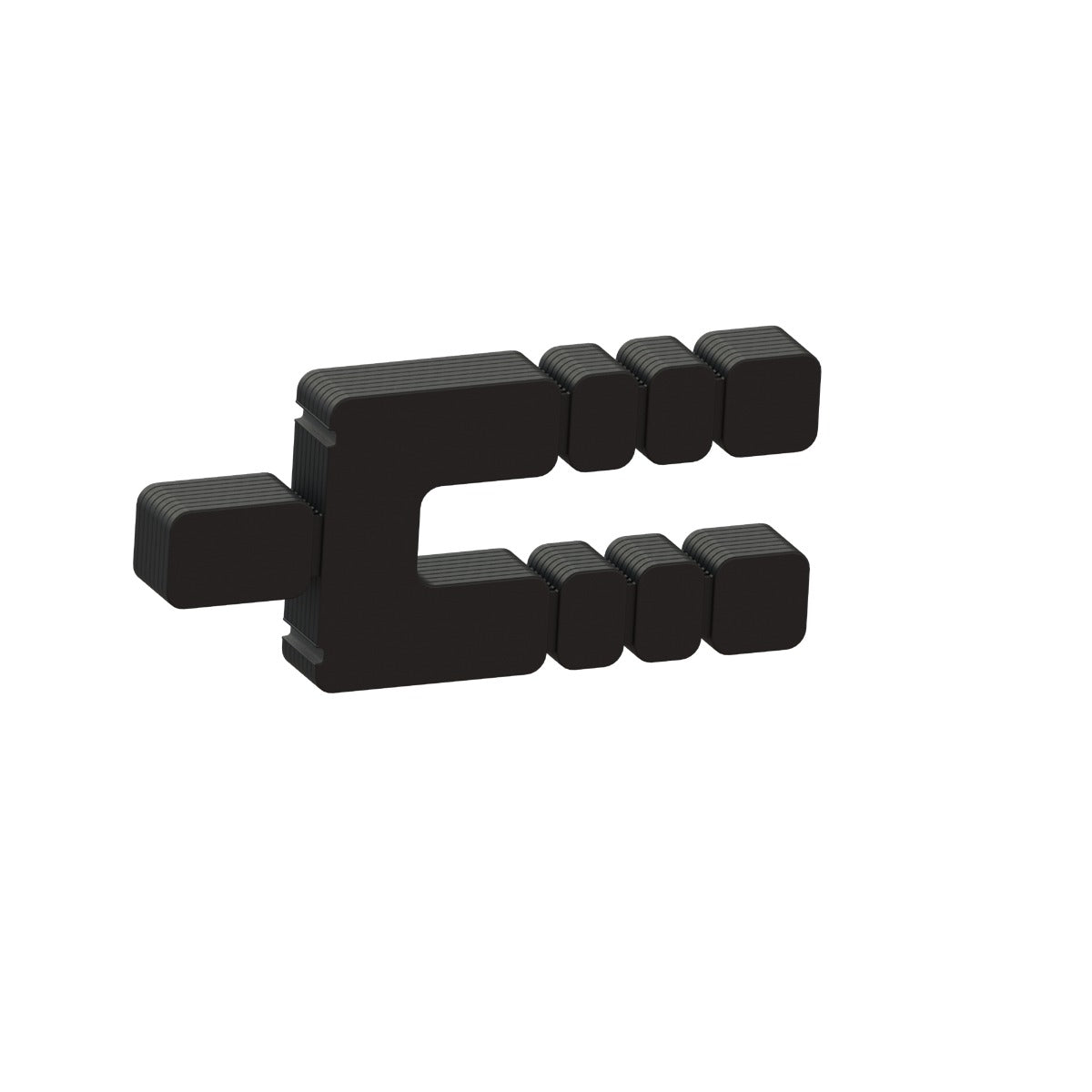 Glazelock Mini ShimStack Stackable Shims | Black Plastic