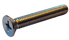#10-32 X 1" Machine Screws | Flat Head | Phillips Drive | 18/8 Stainless Steel (1000/Pkg.)