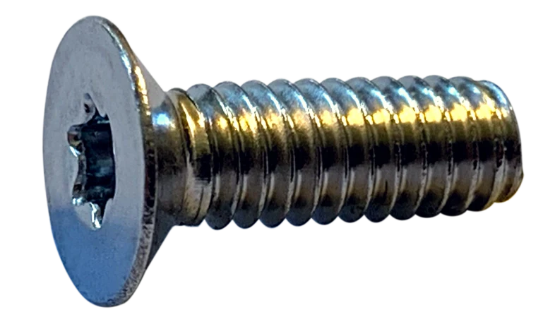 #4-40 X 3/16" Machine Screws | Flat Head | Six Lobe Drive | 18/8 Stainless Steel (5000/Pkg.)