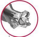 Relton P202-14-42 | Spline Shank Pyramid Point Multiple Cutter Hammer Bit 7/8" X 42"