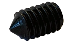 Cone Point Socket Set Screws, Steel Black Oxide