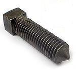 Square Head Set Screws Case Hardened Steel Cone Point 3/4-10 X 4