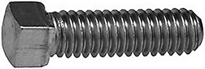 Square Head Set Screws Case Hardened Steel Oval Point 5/8-11 X 3 1/2