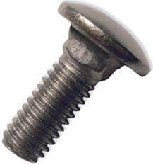 A307 Grade A Steel Hot Dipped Galvanized Coarse Carriage Bolts 5/16-18 x 1 1/4