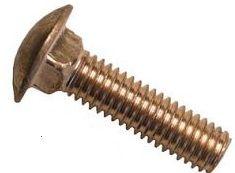 Grade 8 Zinc Yellow Plated Carriage Bolts 3/4-10X4