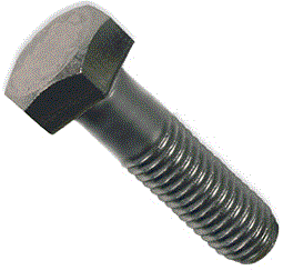Hex Head Cap Screws Grade 5 Steel Plain 3/8-16 x 7/8