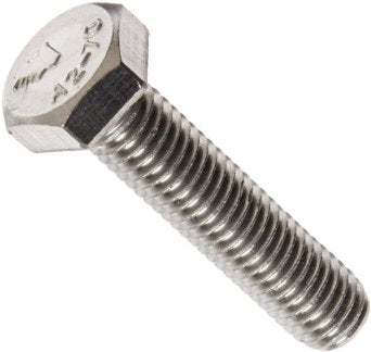 Stainless Steel 18/8 Hex Tap Bolt (Full Thread) 3/8-16 X 5