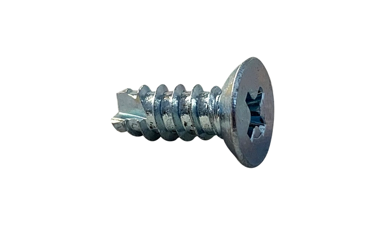 [3000 BULK] Type 25 Thread Cutting Screws | Flat Undercut Head | Phillips Drive | 18/8 Stainless Steel | #10 X 1/2