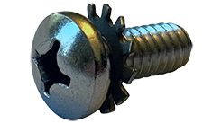 [4000 BULK] External Washer Sem Screws | Pan Head | Phillips Drive | 18/8 Stainless Steel | #10-24 X 3/4