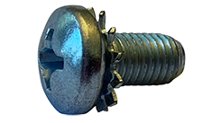 [3000 BULK] External Washer Sem Screws | Pan Head | Phillips Drive | Steel Zinc Plated | 1/4-20 X 1/2