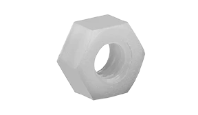 [2500 BULK] Hex Nuts Nylon 6/6 6/32