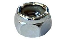 [1000 BULK] Hex Lock Nuts Nylon Inserts Steel Zinc 3/8-16
