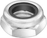 [100 PKG] Hex Lock Nuts NTM NTE Nylon Insert Thin Height Steel Zinc 8/32