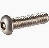 [100 PKG] Cap Screws | Button Head | Pin-In Socket Drive | Alloy Steel | #10-32 X 3/8