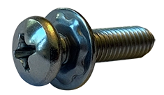[500 PKG] Conical Washer Sem Screws | Pan Head | Phillips Drive | 18/8 Stainless Steel | 1/4-20 X 3/4