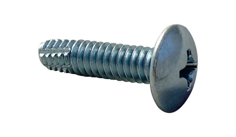 [1000 PKG] Type F Thread Cutting Screws | Truss Head | Phillips Drive | Steel | 1/4-20 X 2