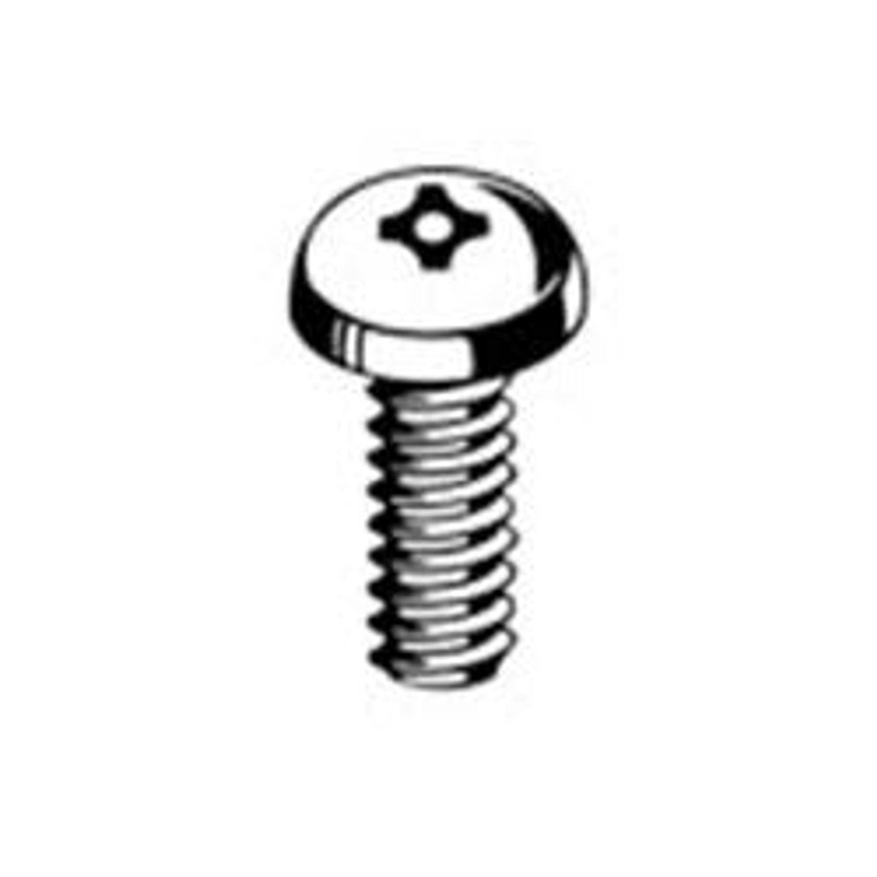 #10-24 X 2-1/2" Tamper Resistant Machine Screws | Pan Head | Pin-In Phillips Drive | 18/8 Stainless Steel (100/Pkg.)